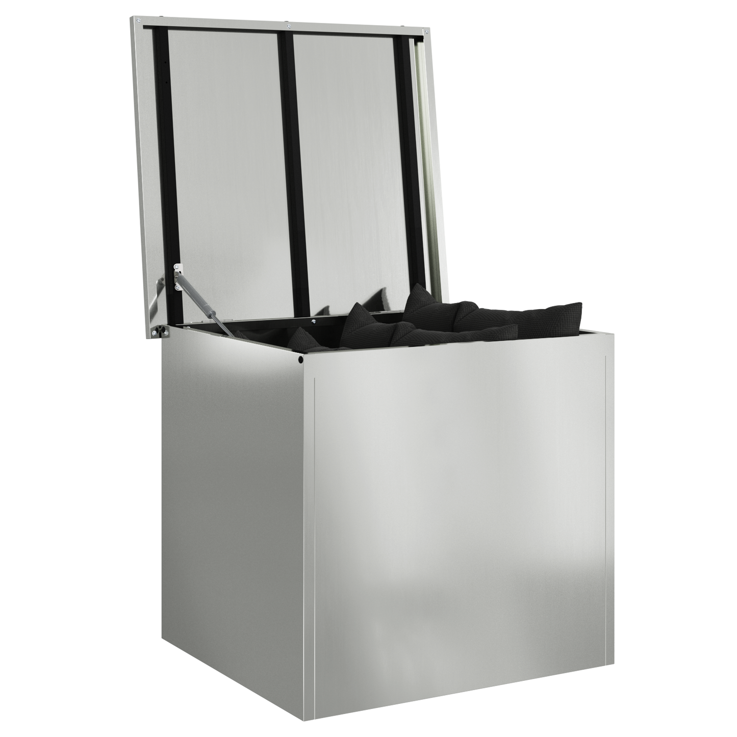 Buitenopslagbox Zilver 55x50,5x50 cm Gegalvaniseerd Staal