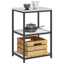 Keuken opslag plank met plank met opslag Wit 60 x 50 x 92 cm Staal