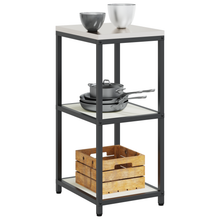 Keuken opslag plank met plank met opslag Wit 60 x 50 x 92 cm Staal