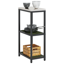 Keuken opslag plank met plank met opslag Olijfgroen 60 x 50 x 92 cm Staal