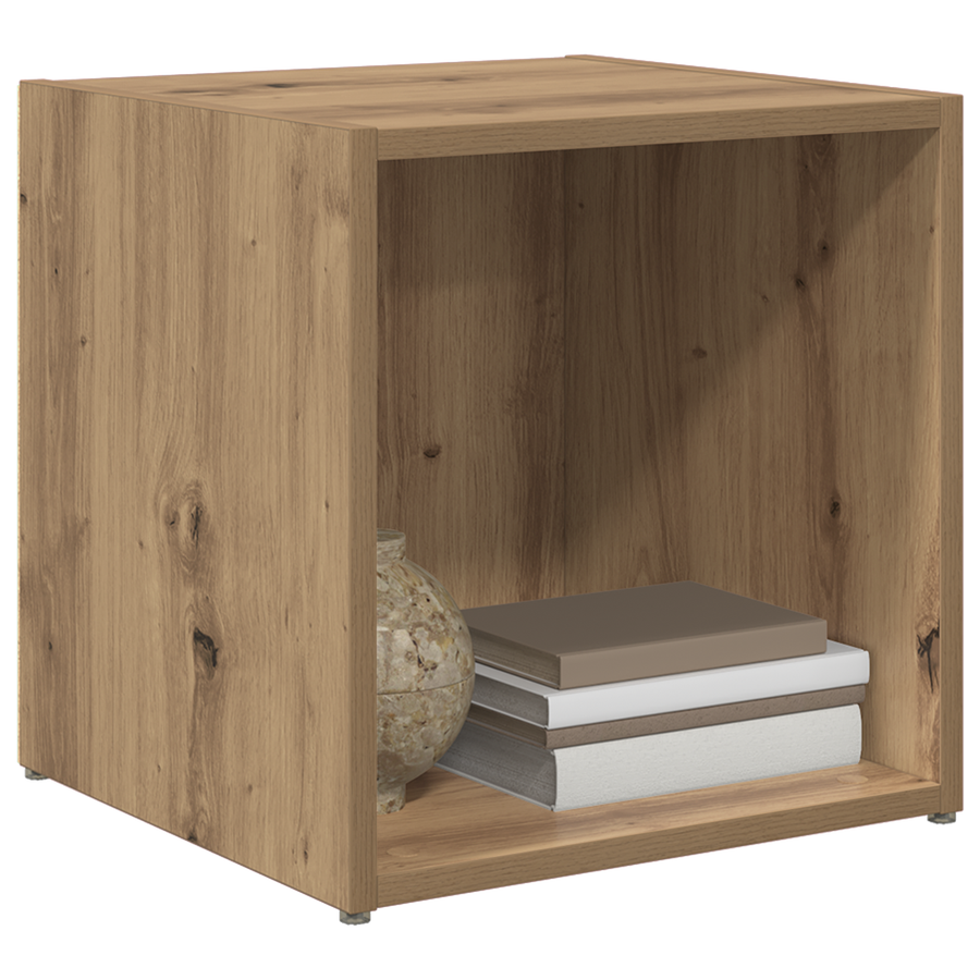 TV Kasten 4 stuks Massief Eiken 37x35x37 cm Bewerkt Hout