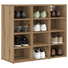 Schoenenkast Ambachtelijk eiken 52.5 x 30 x 50 cm Bewerkt hout