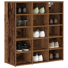 Schoenenkast met plank Oude hout 52.5 x 30 x 50 cm Bewerkt hout
