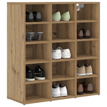 Schoenenkast Ambachtelijk eiken 52.5 x 30 x 50 cm Bewerkt hout