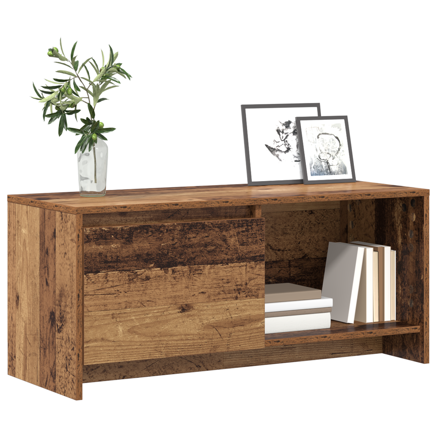 TV-stand Oud hout Bewerkt hout