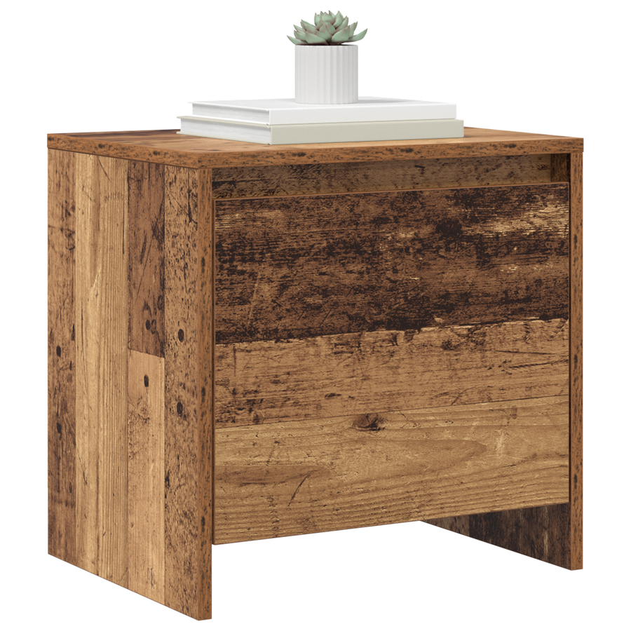 Nachtkastje Oud hout 45 x 34 x 44.5 cm Bewerkt hout