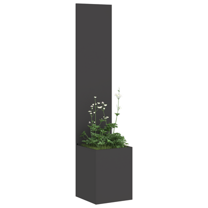 Tuinplant met Decoratief Paneel Zwart 32 x 140 cm