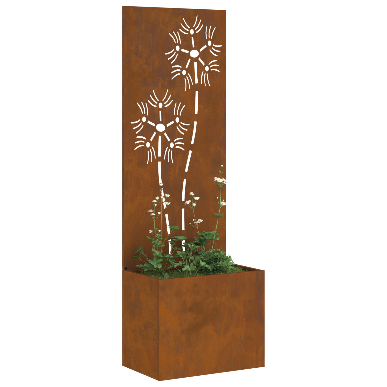 Tuinplant met Decoratief Paneel Roestig 50 x 140 cm