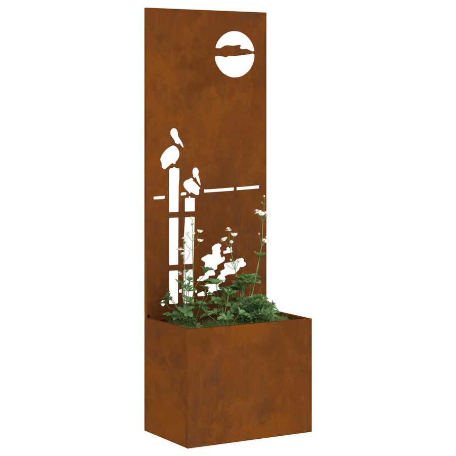 Tuinplant met Decoratief Paneel Roestig 50 x 140 cm