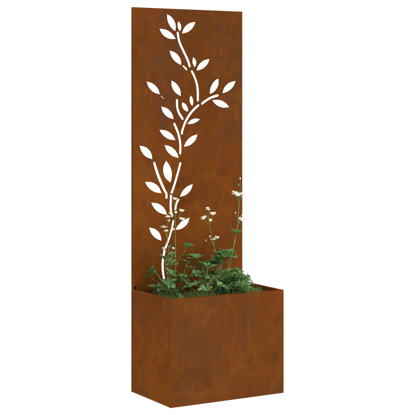 Tuinplant met Decoratief Paneel Roestig 50 x 140 cm
