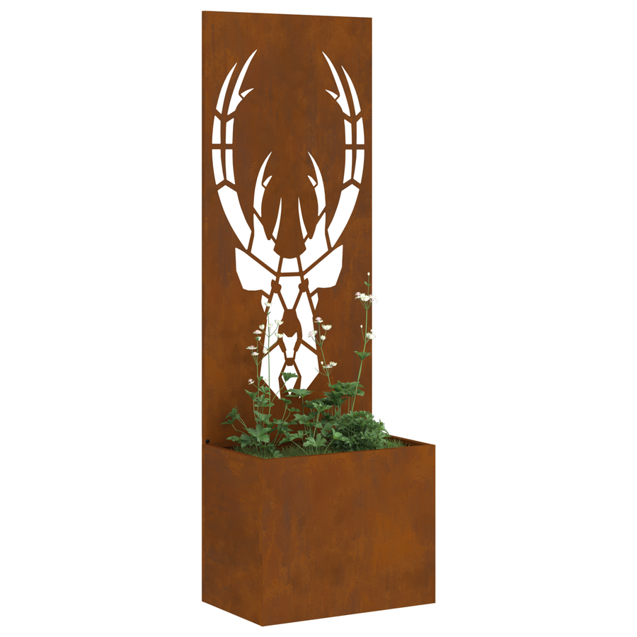 Tuinplant met Decoratief Paneel Roestig 50 x 140 cm