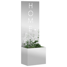 Tuinplant met Decoratief Paneel Zilver 50 x 140 cm