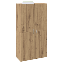 Kantoor kast met plank artisanaal eikenkleurig 60 x 32 x 115 cm