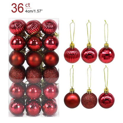 Kerstballen set decoratie