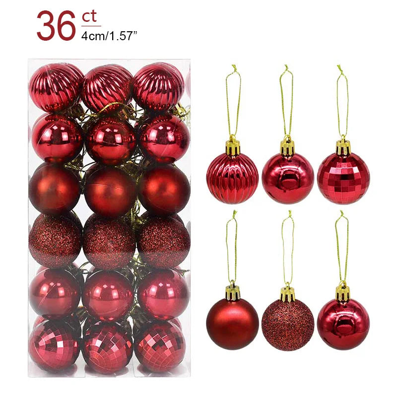 Kerstballen set decoratie