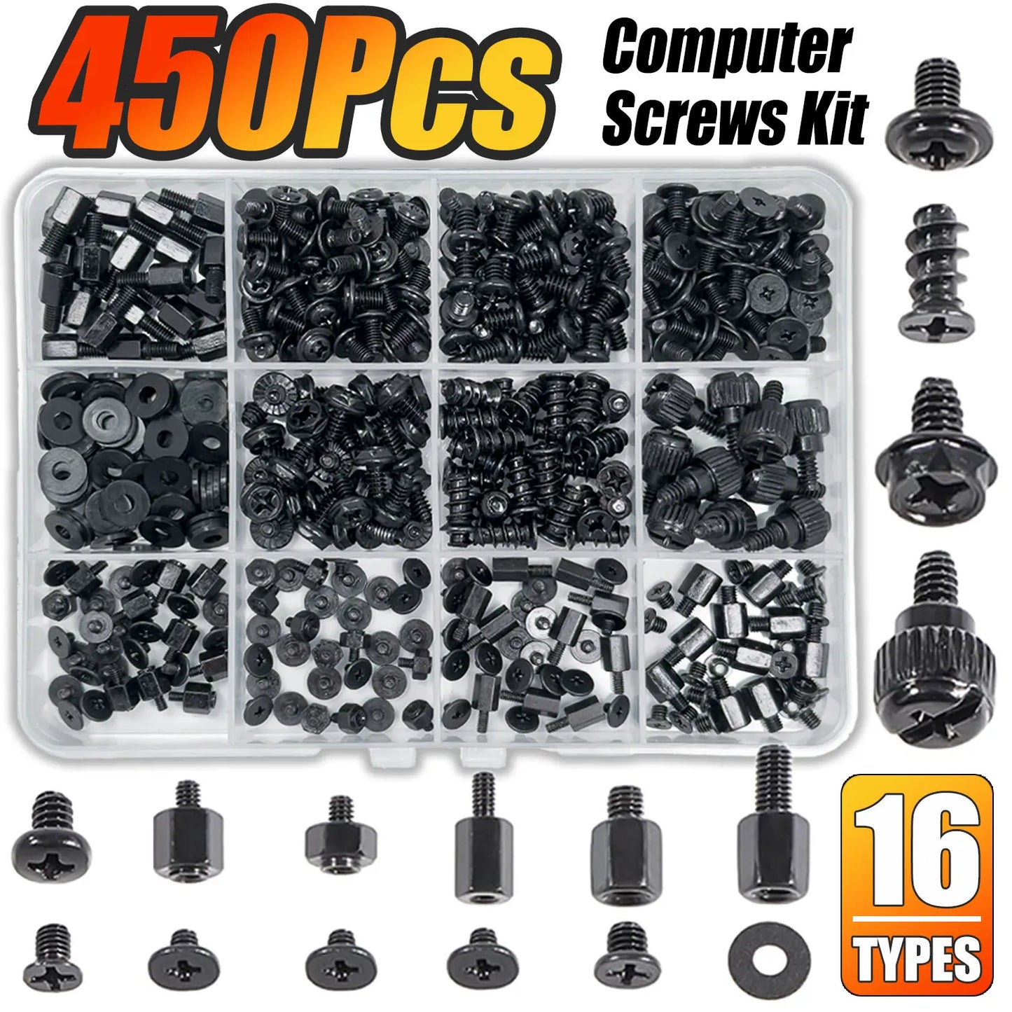 Schroevenset computer 450 stuks