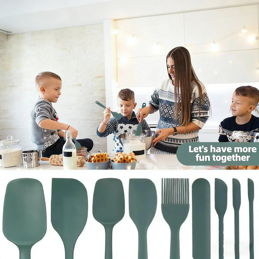 Silicone bakgerei set 6 of 9 delen