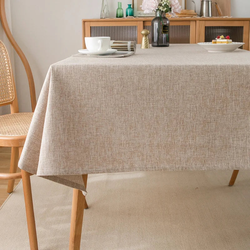 Tafellaken rechthoekig waterdicht oliebestendig polyester katoen