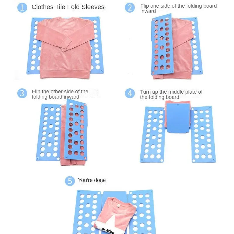 Clothes Folding Board - Quick and Neat Folding for Adults and Children