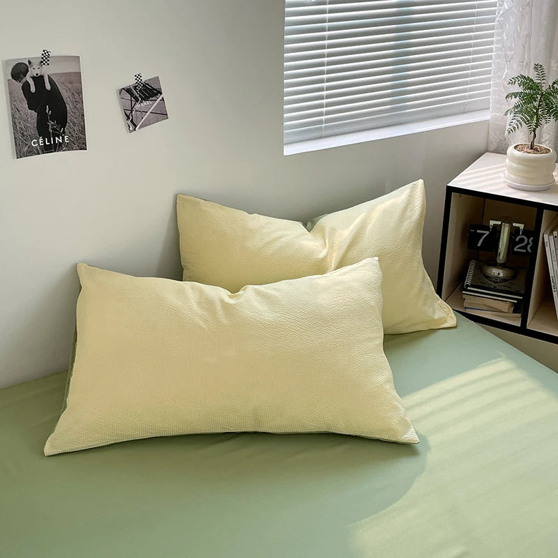 Dekbedovertrekset microfiber 3-delig met rits