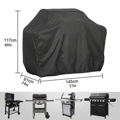 BBQ Gas Grillhoes Zwart met UV-bescherming voor Weber en Char-Broil