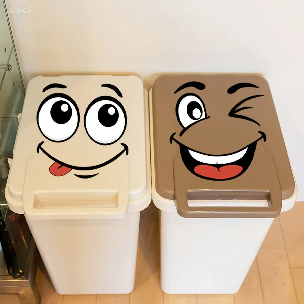 4 Glanzende Zelfklevende Cartoon Stickers