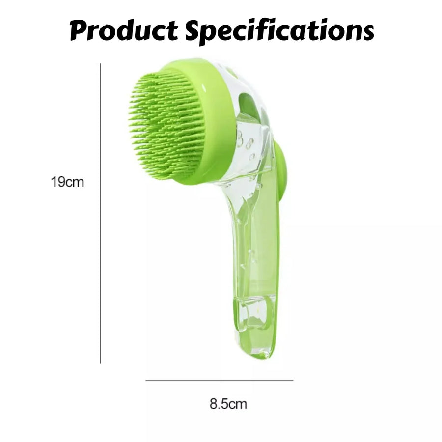 Huisdier borstel massage baden plastic