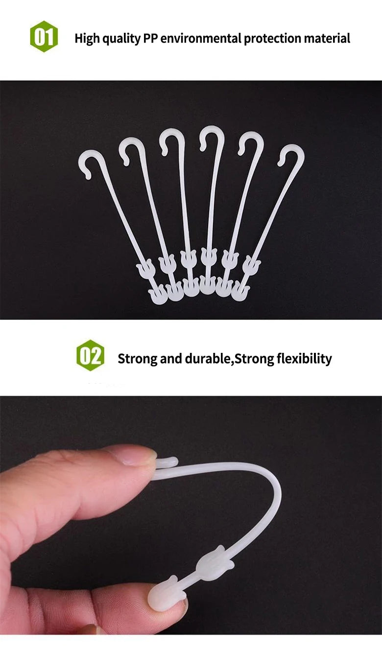 J-vormige Plantenclips