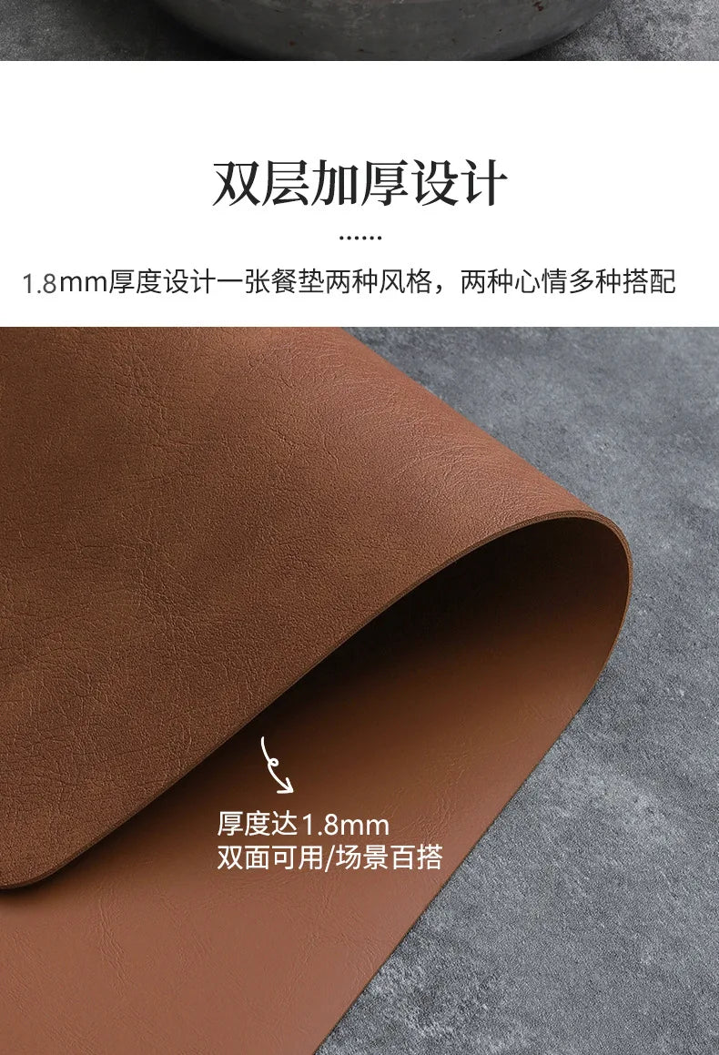 Placemat rubber rechthoekig 30X45cm