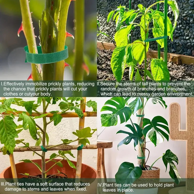 Klittenband Binders voor Planten en Tuin, 100 Stuks