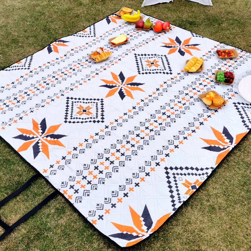 Picknickmat 200x200 cm vochtbestendig machinewasbaar