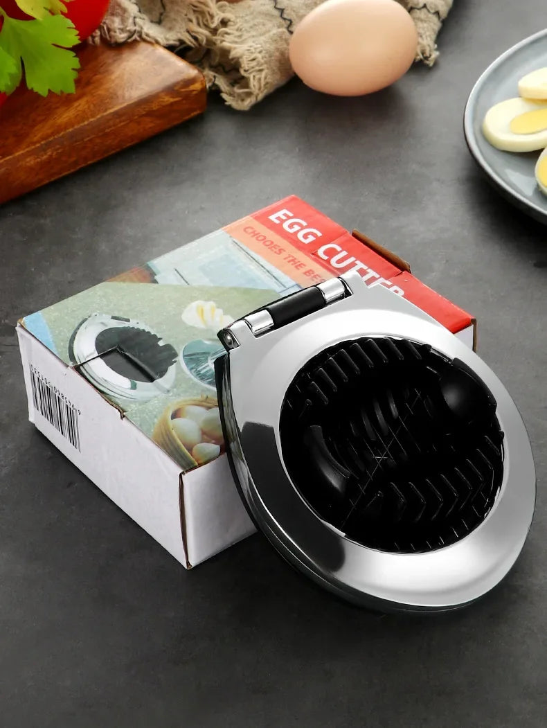 Eiersnijder met twee snijbladen van zinklegering