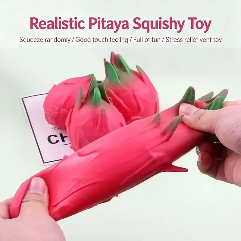 Squishy fidget toy fruitvorm