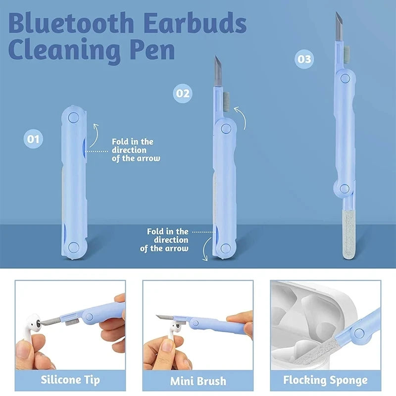 Schoonmaakset toetsenbord randapparatuur 7-in-1