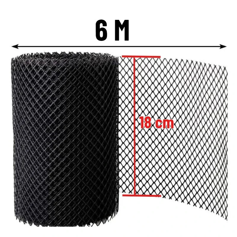 Gootgaas bladstopper 6m 20m HDPE