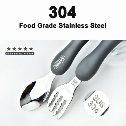 Kinderbestek Cartoon Dier Set