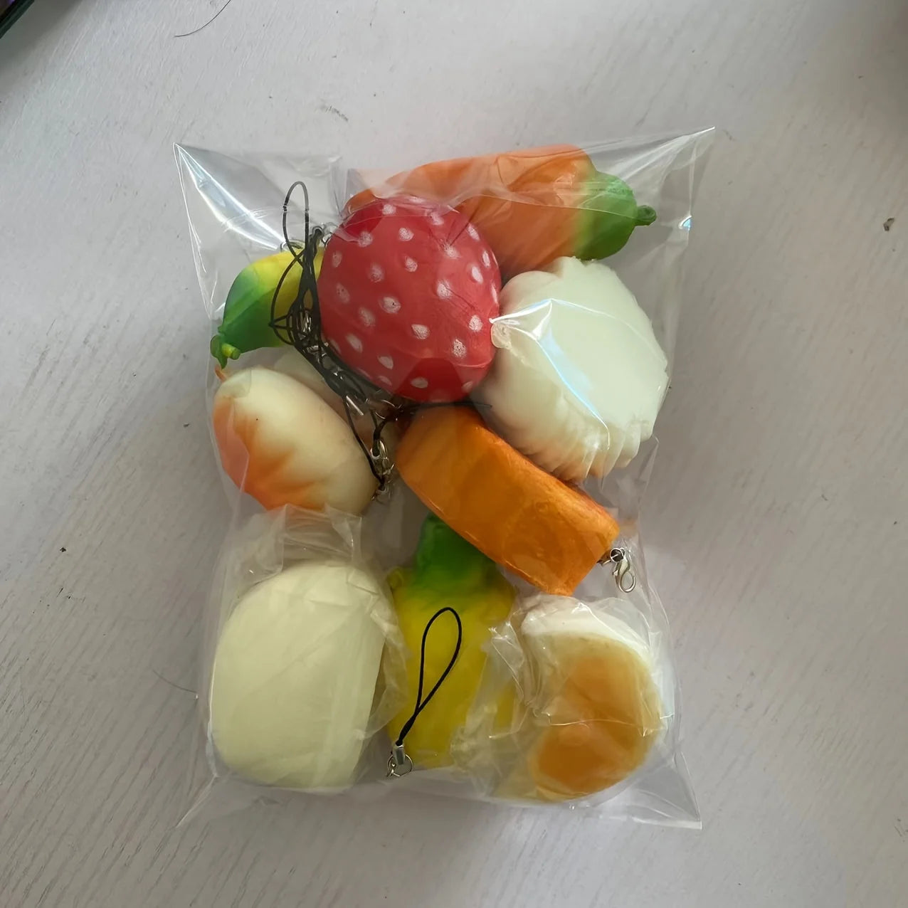 Squishies set 10 stuks broodvormen kawaii