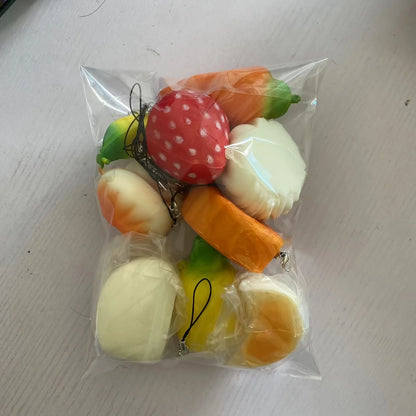 Squishies set 10 stuks broodvormen kawaii