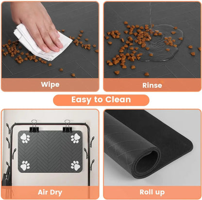 Absorberende Placemat voor Honden en Katten – Waterdicht en Sneldrogend