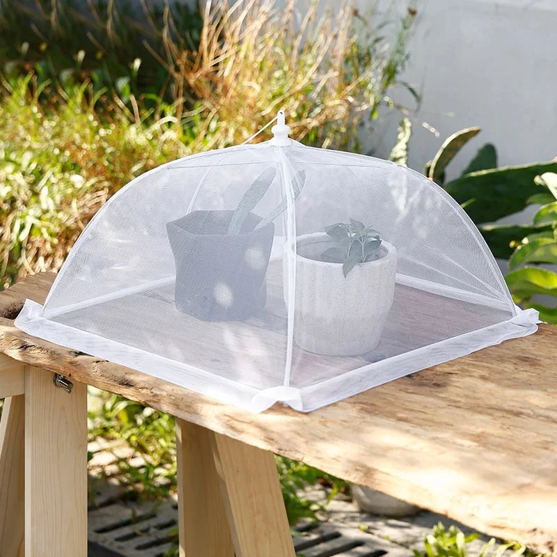 Voedseldeksel gaas opvouwbaar L 64x42x33.5 cm wit