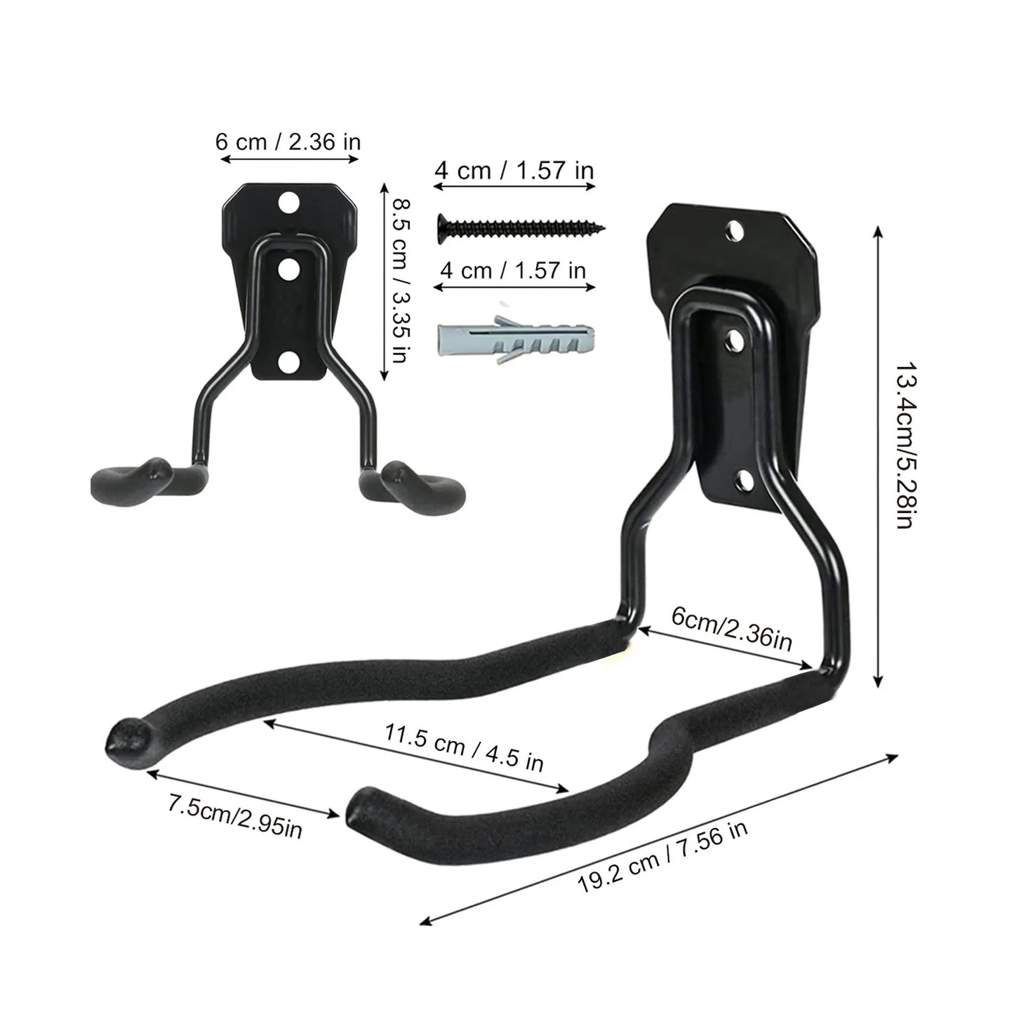Gereedschapswandhaak van ijzer