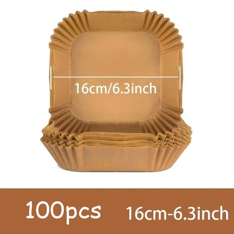 Rond bakpapier airfryer 50 stuks