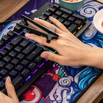 YOTOP Vinger Eetstokjes Houder Voor Snack En Gaming Voedselveilige Kunststof Herbruikbaar Compact 9,5 cm Voor Beginners