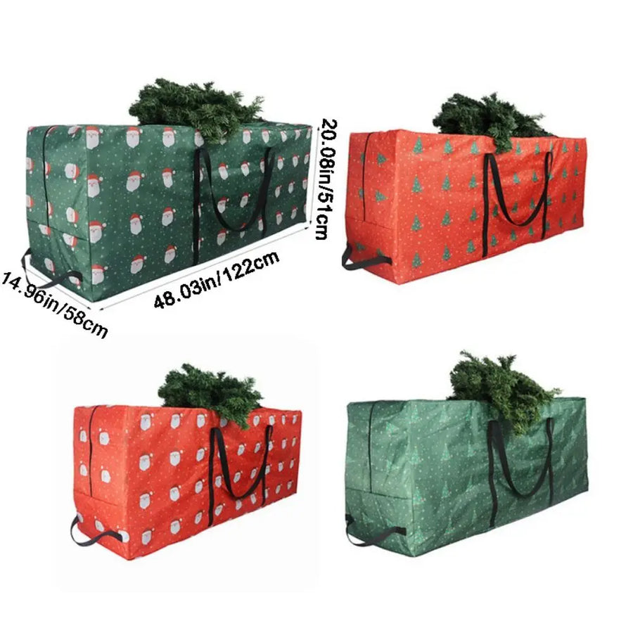 Kerstboom opbergtas 122x51x38 cm waterdicht