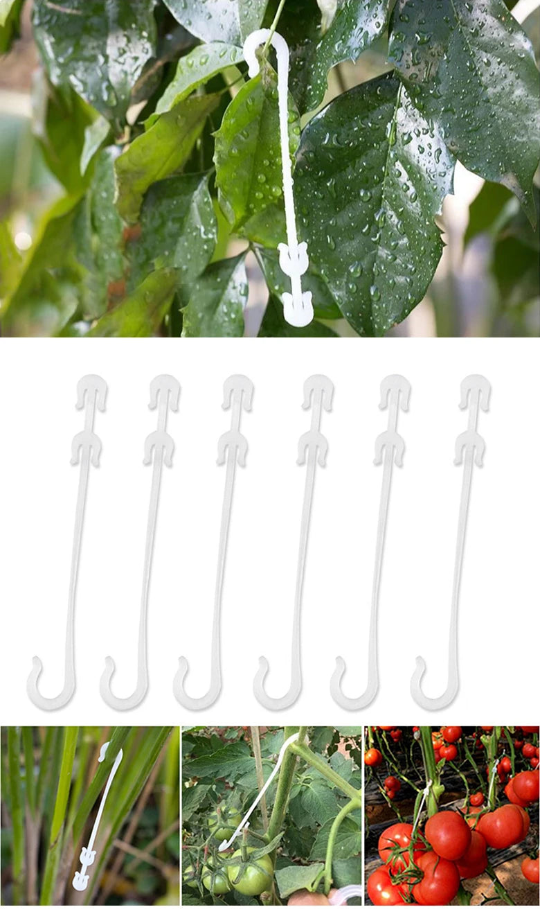 Plantenclips J-vorm 50 stuks kunststof