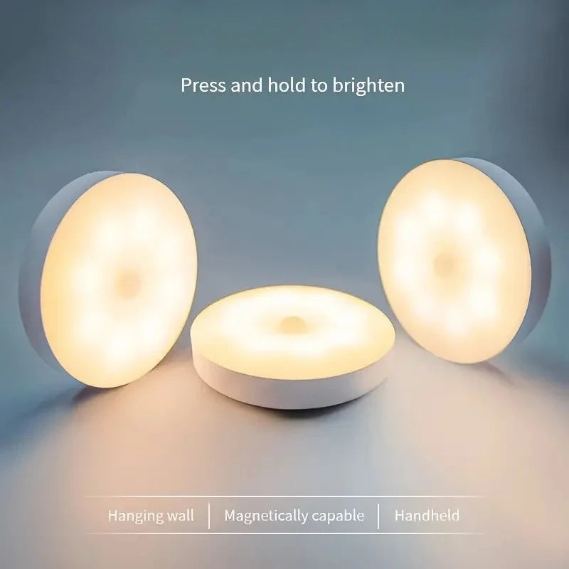 Nachtlamp led bewegingssensor magnetisch usb oplaadbaar