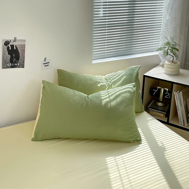 Dekbedovertrekset microfiber 3-delig met rits