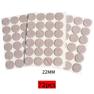 Meubelviltjes rechthoekig zelfklevend 3 mm