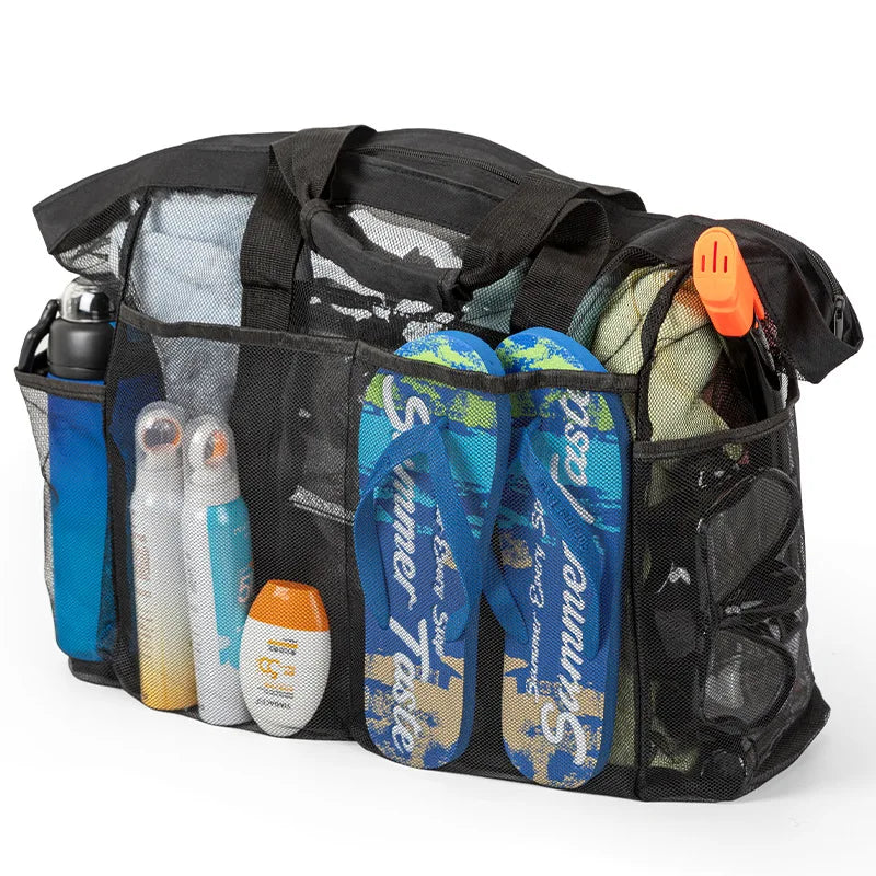 Strandtas extra large waterdicht inklapbaar nylon
