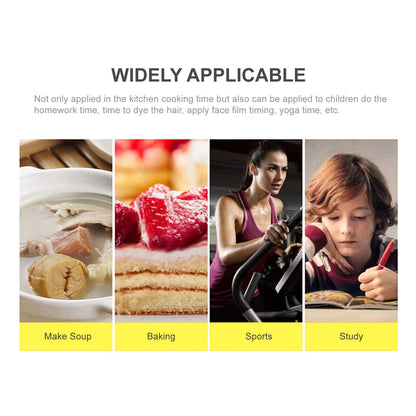 Digitale keuken timer met magneet en standaard
